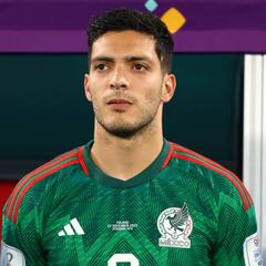 Raúl Jiménez ingresó en el duelo contra Polonia