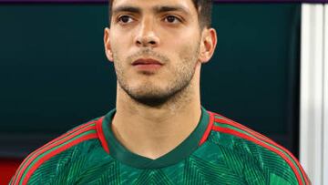 Raúl Jiménez ingresó en el duelo contra Polonia