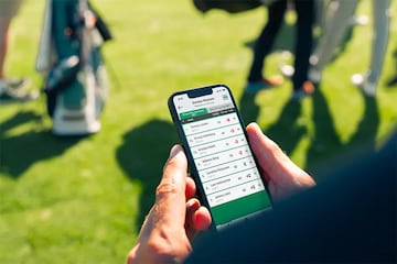 Un detalle de la interfaz de Golf GameBook.