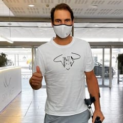 Nadal, con muletas, es duda para el inicio del curso 2022