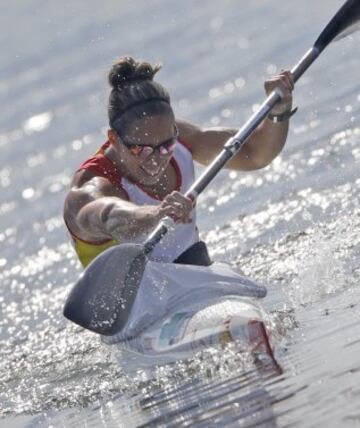 Teresa Portela queda sexta en la final de K1-200.