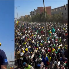Se desata la locura en Senegal en el festejo del título de la Copa Africana