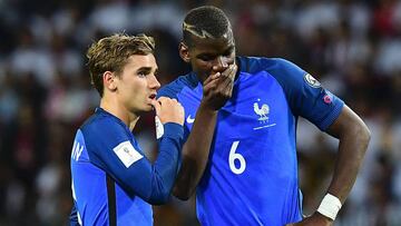 Griezmann y Pogba. 