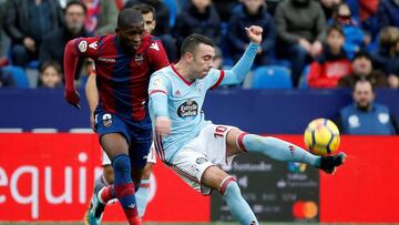 Jefferson Lerma y Iago Aspas.