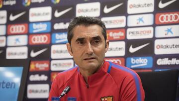 15/09/17 RUEDA DE PRENSA ERNESTO VALVERDE ENTRENADOR DEL BARCELONA
BARCELONA - GETAFE