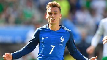 Antoine Griezmann celebra un gol.