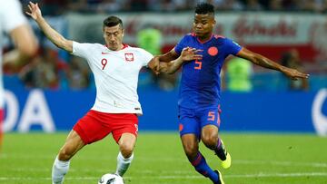 Wilmar Barrios demostró el ímpetu que tiene cuando juega con Boca Juniors en el triunfo de la Selección Colombia ante Polonia en el Mundial de Rusia 2018.