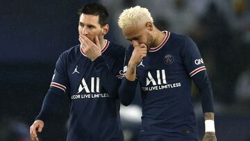 Neymar consoló a Messi