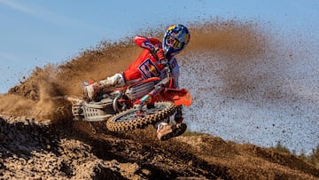 Jorge Prado, con la GasGas.