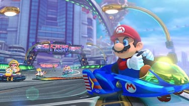 Así son los circuitos de Mario Kart 8 con cámara libre