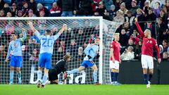 Gavi celebra el gol con el que España batió a Noruega y logró el pase a la Eurocopa.