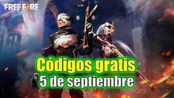 Free Fire | Códigos de hoy lunes 5 de septiembre de 2022: recompensas gratis