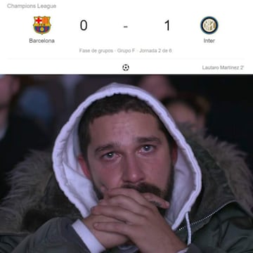 Los memes más divertidos de la remontada del Barça al Inter