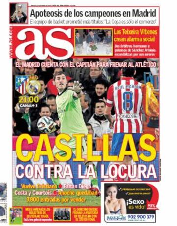 Las portadas de AS de febrero