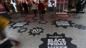 El "Black Friday" en un establecimiento de Londres.