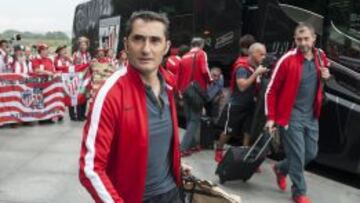 Valverde, antes de viajar a Bielorrusia.