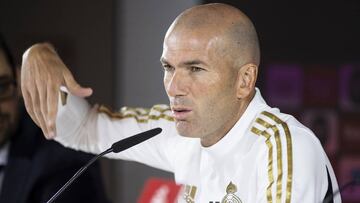 Zidane, tranquilo: "No me molesta que suene Mourinho"
