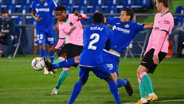 Ansu Fati, en el Getafe-Barça.