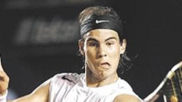<b>EN FORMA. </b>Rafael Nadal se deshizo del argentino Cañas.