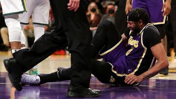 Lakers’ forward Anthony Davis has had it rough this season, with another injury sustained during Wednesday’s loss to Utah Jazz, and might be out for 2 weeks