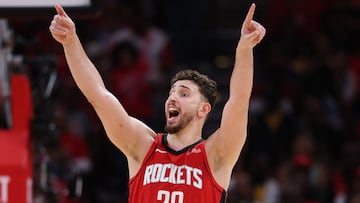 The Rockets rebounded from a heartbreaking Game 3 loss to keep their season alive in their series against the Lakers after a motivating speech from Sengun.