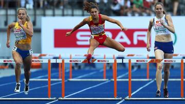 Sara Gallego crece en 400 vallas; Pleno en obst&aacute;culos para la final