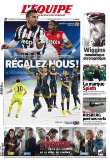 Portadas de la prensa deportiva