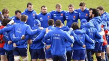 Francia, en un entrenamiento.