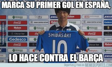 Paulinho protagonista de los memes del Getafe-Barcelona