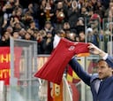Totti reaparece en el Olímpico por el Roma-Inter
