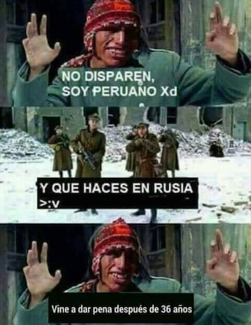 Los memes se burlan de Perú tras queda fuera de Rusia