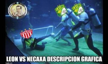 Los memes que dejó el duelo entre León y Necaxa