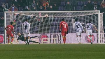 15/01/19 PARTIDO DE COPA DEL REY OCTAVOS VUELTA VALLADOLID - GETAFE ANGEL GOL 1-0 PENALTI