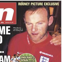 The Sun filtra las fotos de la fiesta de Rooney en el hotel