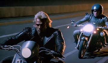 Final Fantasy VII recreado como una película de los 80 por una IA