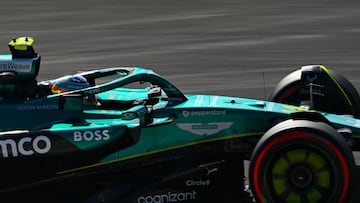 Fernando Alonso (Aston Martin AMR25). Monza, Italia. F1 2025.