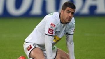 &Aacute;lvaro Dom&iacute;nguez en un encuentro con el Borussia Monchengladbach.