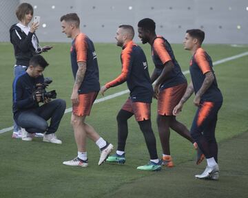 El Barça prepara la final contra el Sevilla