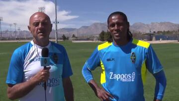 Chelis, a los fans de Las Vegas: "No le digan pu... al portero rival"