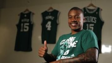 Isaiah Thomas, durante la entrevista.