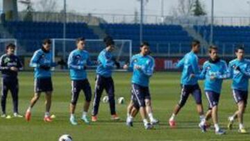Entrenamiento del Real Madrid.