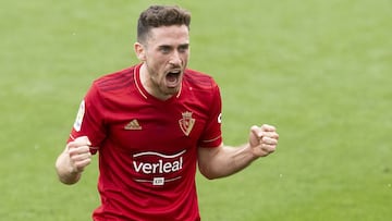 Barja durante el partido