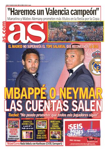 Las portadas de AS de mayo