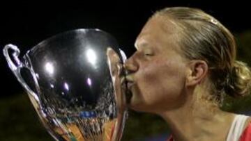 PRIMER TÍTULO WTA TOUR. La jugadora estonia ha cosechado su primer título del circuito WTA Tour de su carrera deportiva.
