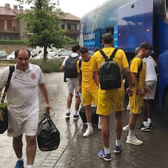 Una Vall d'en Bas lluviosa recibe al Espanyol de Rubi