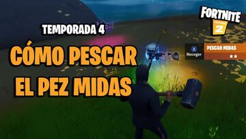 C&oacute;mo pescar el pez Midas en Fortnite