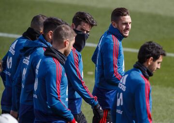 Koke, Isco, Parejo, Sergio Ramos, Diego Costa y Lucas Vázquez. 






