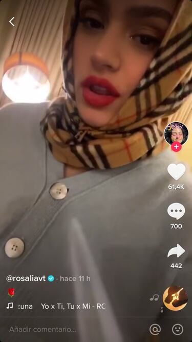 Rosala revoluciona Tik Tok con su llegada y sus ltimas u?as
