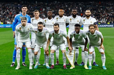 Once inicial del Real Madrid.