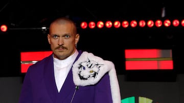 Boxing - Oleksandr Usyk v Tyson Fury - Heavyweight World Title - Grand Arrivals - Riyadh, Saudi Arabia - December 17, 2024 Oleksandr Usyk during the grand arrivals Action Images via Reuters/Andrew Couldridge